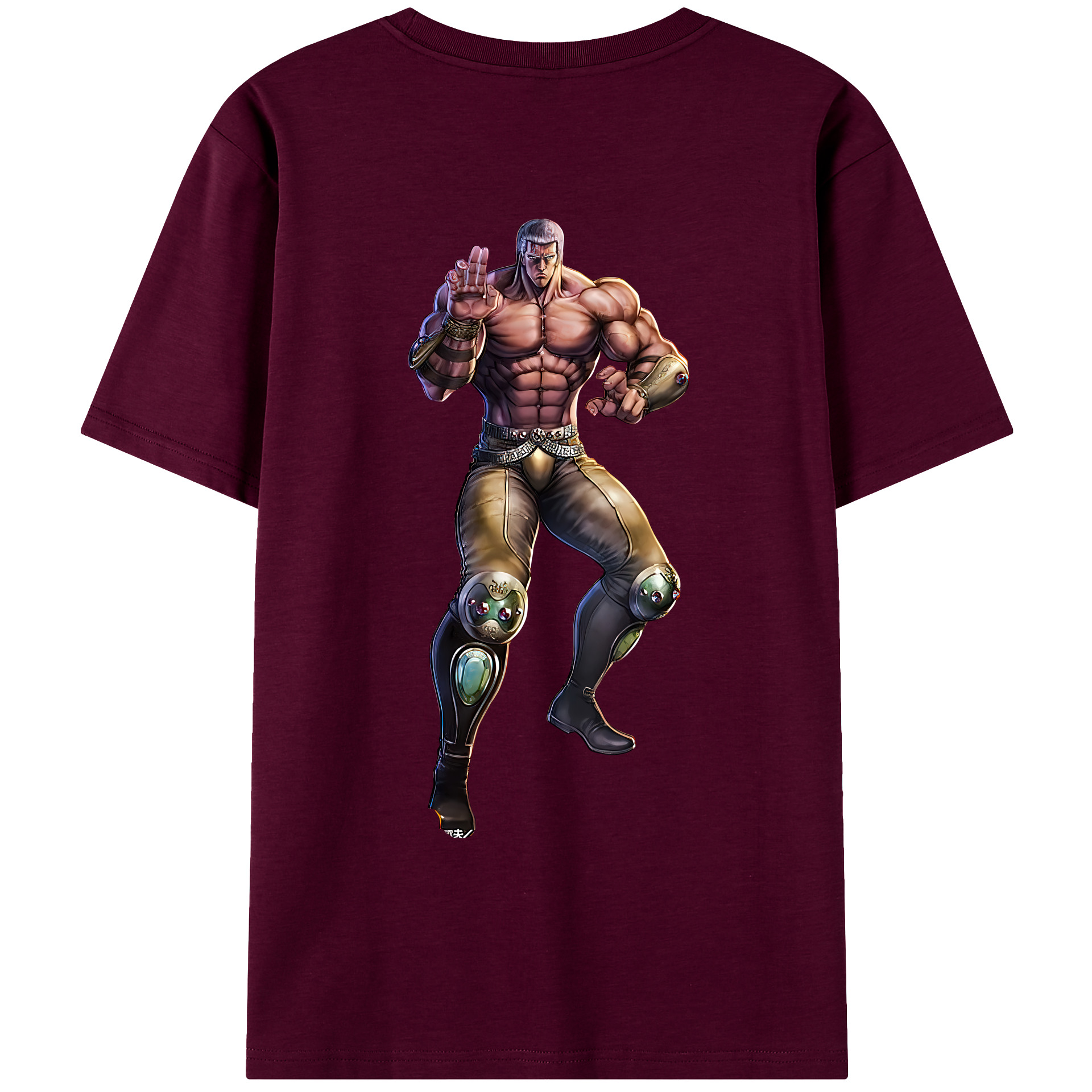 （画像用） 北斗の拳 Fist of the North Star レディース半袖Tシャツ(バックプリント)